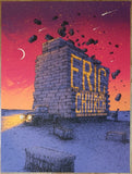 2022 Eric Church - Charlotte Silkscreen Concert Poster by Barry Blankenship