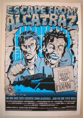 2006 "Escape From Alcatraz" Silkscreen Movie Poster by Stainboy