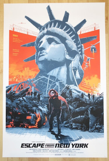 2014 "Escape from New York" - Movie Poster by Domaradzki