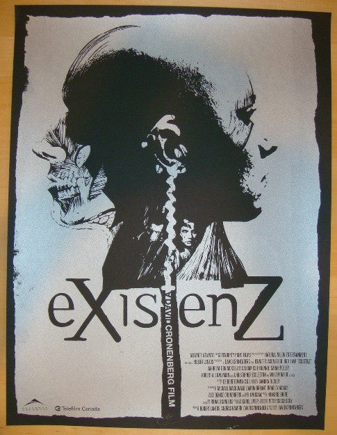 2011 "eXistenZ" - Silkscreen Movie Poster by Jay Shaw
