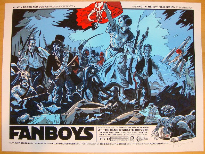 2011 "Fanboys" - Variant Silkscreen Movie Poster by Tim Doyle