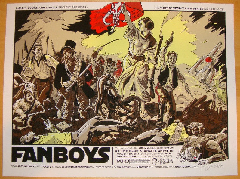 2011 "Fanboys" - Silkscreen Movie Poster by Tim Doyle