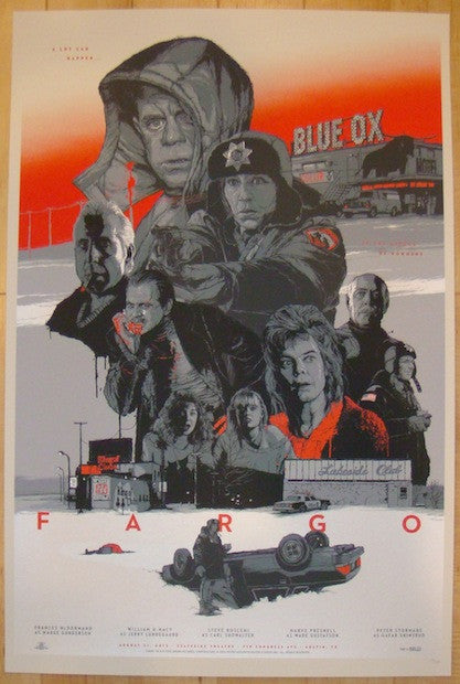 2013 "Fargo" - Silkscreen Movie Poster by Grzegorz Domaradzki