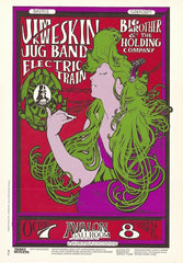 1966 Big Brother & The Holding Co. (Janis Joplin) - Avalon Poster by Mouse/Kelley RP-3