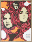 2018 First Aid Kit - Australia Tour Silkscreen Concert Poster by Ken Taylor