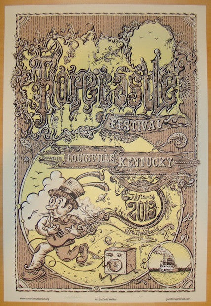 2013 Forecastle Festival - Silkscreen Poster by David Welker