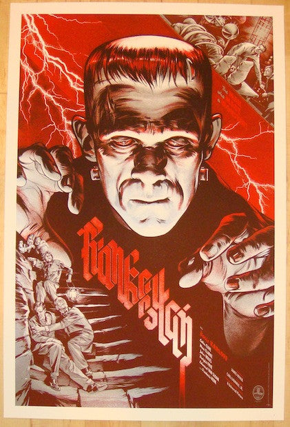 frankenstein poster mondo