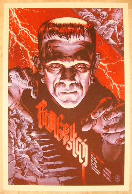 2012 "Frankenstein" - Silkscreen Movie Poster by Martin Ansin