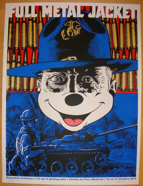 2010 "Full Metal Jacket" - Silkcreen Movie Poster by Tim Doyle