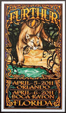 2011 Furthur - Florida Silkscreen Concert Poster by Michael Everett
