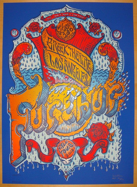 2012 Furthur - LA Silkscreen Concert Poster by David Welker