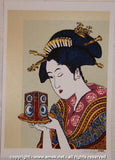 2004 DMB Geisha - Dual Background Silkscreen Handbill by Emek