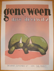 2011 Gene Ween - Milwaukee Concert Poster by Justin Santora