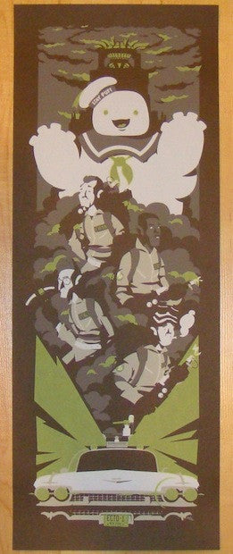 2013 "Ghostbusters" - Silkscreen Movie Poster by Florey