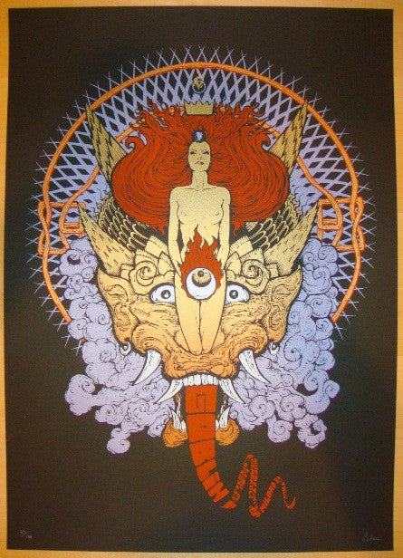 2011 Goblin - Milan Silkscreen Concert Poster by Malleus