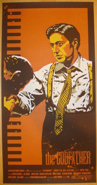 2009 "The Godfather" - Silkscreen Movie Poster by Billy Perkins