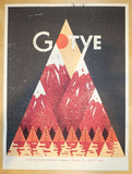 2012 Gotye - Chicago Concert Poster by Doe Eyed Design