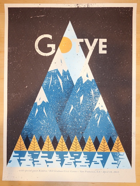 2012 Gotye - San Francisco Concert Poster by Doe Eyed Design
