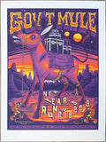 2018 Gov't Mule - NYE Run Philadelphia/NYC Silkscreen Concert Poster by Jim Mazza
