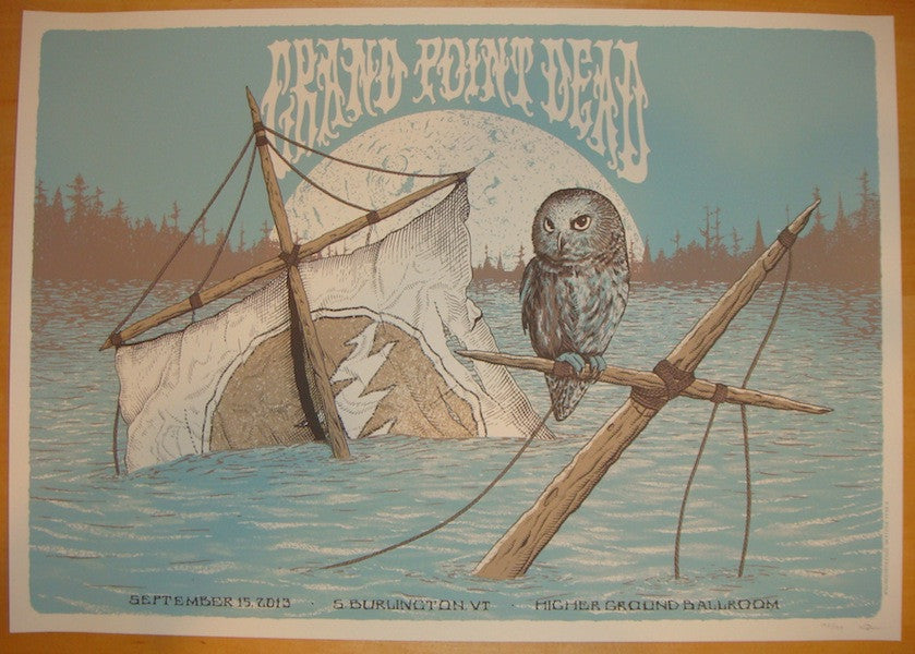 2013 Grand Point Dead - Burlington Poster by Neal Williams