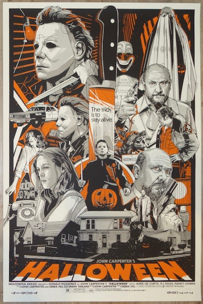 2021 "Halloween" - Silkscreen Movie Poster by Tyler Stout
