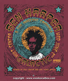 1999 Ben Harper & Galactic Concert Poster by Gary Houston