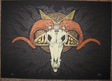 2009 HellFest - Silkscreen Concert Poster by Malleus