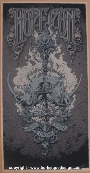 2007 Hope Conspiracy - HCC Silkscreen Poster by Aaron Horkey