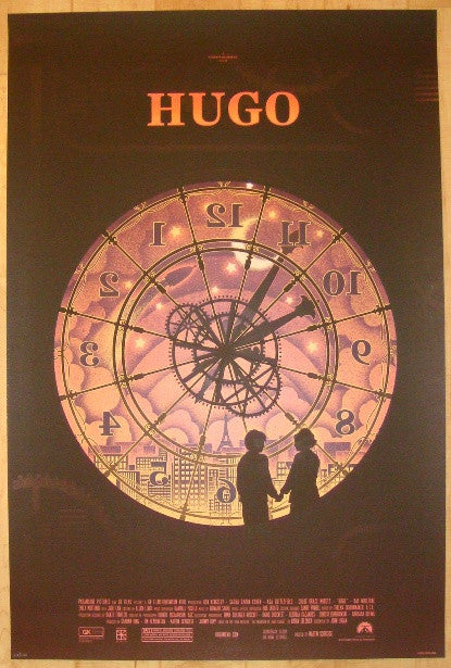2012 "Hugo" - Variant Silkscreen Movie Poster by Kevin Tong