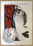 2016 Iggy Pop - Amsterdam Silver Variant Concert Poster by Malleus