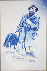 2021 "The Invisible Man" - Silkscreen Movie Poster by Johnny Dombrowski