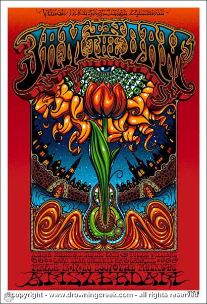 2007 Jam in the Dam - Amsterdam Silkscreen Concert Poster by Jeff Wood