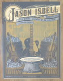 2014 Jason Isbell - Nashville Silkscreen Concert Poster by Status Serigraph