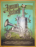 2015 Jason Isbell - Spring Tour Silkscreen Concert Poster by Status Serigraph