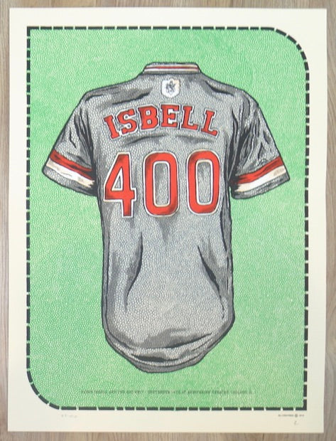 2018 Jason Isbell - Chicago Silkscreen Concert Poster by Fugscreens