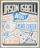 2018 Jason Isbell - Greenville Silkscreen Concert Poster by Half and Half