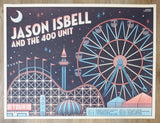 2018 Jason Isbell - Summer Tour Silkscreen Concert Poster by Half and Half