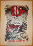 2009 The Jesus Lizard - Silkscreen Concert Poster by Malleus