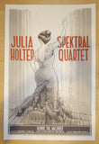 2015 Julia Holter - Silkscreen Tour Concert Poster by Justin Santora