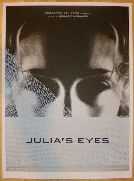 2010 "Julia's Eyes" - Silkscreen Movie Poster by Rob Jones