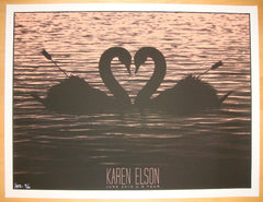 2010 Karen Elson - US Tour I Silkcreen Poster by Todd Slater