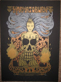 2009 Karma to Burn HellFest Silkscreen Concert Poster by Malleus