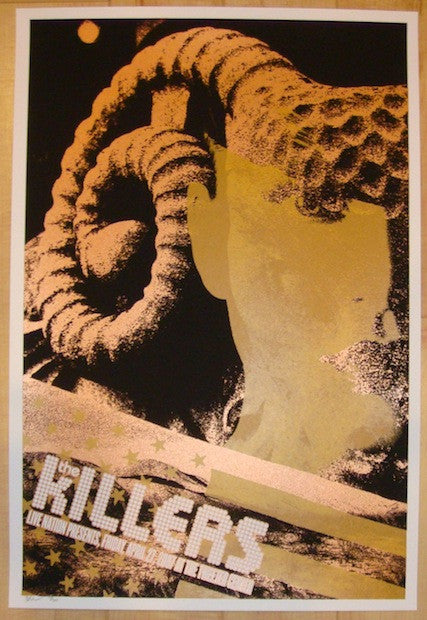 2007 The Killers - Camden Silkscreen Concert Poster by Todd Slater