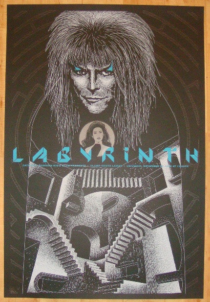 2008 "Labyrinth" - Silkscreen Movie Poster by Todd Slater