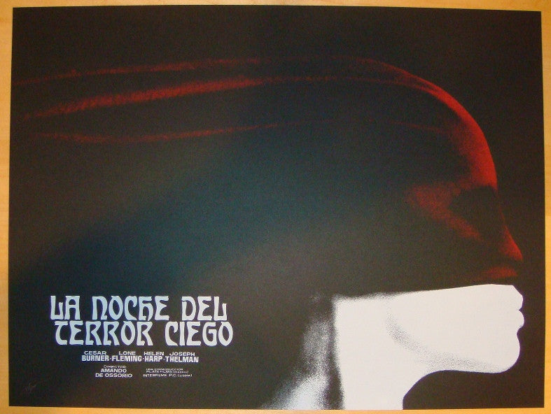 2012 "La Noche Del Terror Ciego" - Movie Poster by Jay Shaw