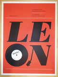 2015 Leon Bridges - Seattle Silkscreen Concert Poster by Jason Munn