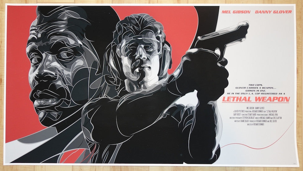 2014 "Lethal Weapon" - Giclee Movie Poster by Joe Vetoe