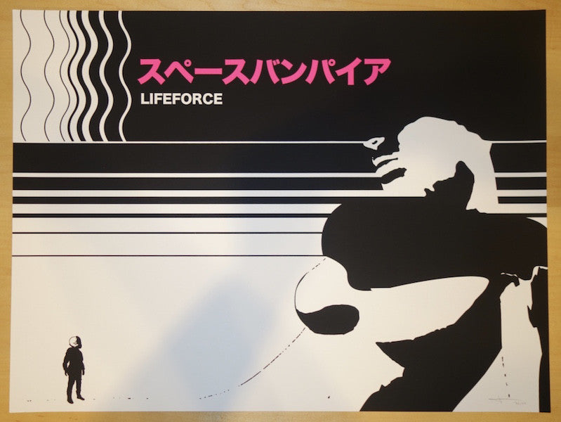 2015 "Lifeforce" - Silkscreen Movie Poster by Jay Shaw