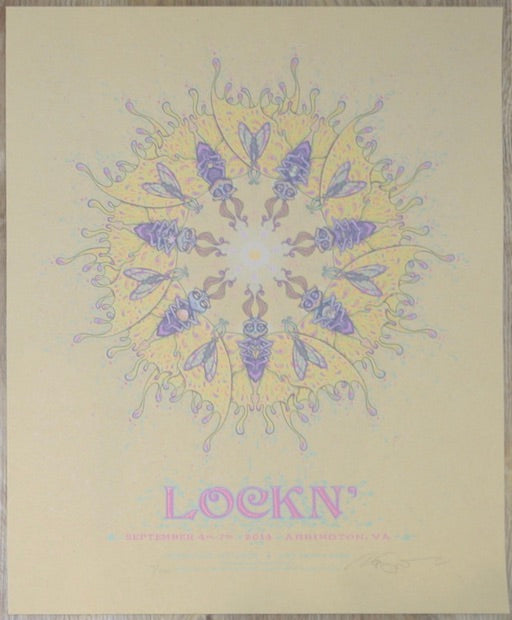 2014 Lockn' Music Festival - Silkscreen Concert Poster by Marq Squsta