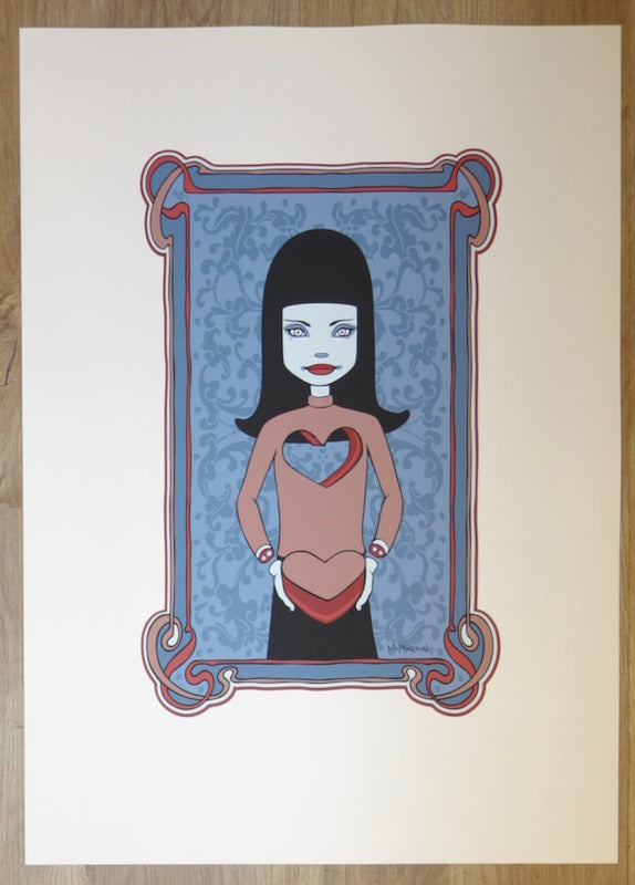 2004 Lonely Hearts - Silkscreen Art Print by Tara McPherson